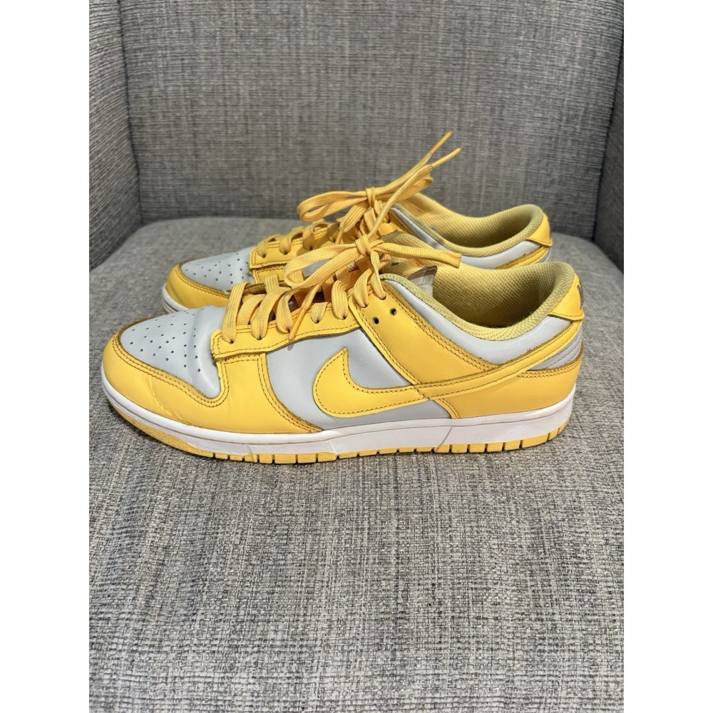 Men's Nike Dunk Low Sneakers Yellow Sz 11 DD1503-002